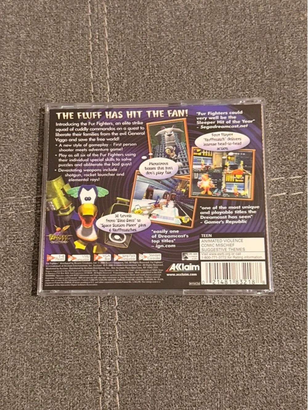 Fur Fighters for Sega Dreamcast